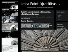 Tablet Screenshot of leica-point.hu